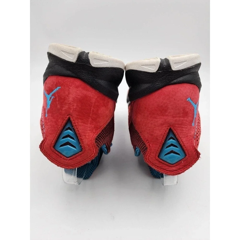 Nike Air Jordan CP3 VII Gym Red Powder Blue Sz 8.5 Men's Shoes 616805-607